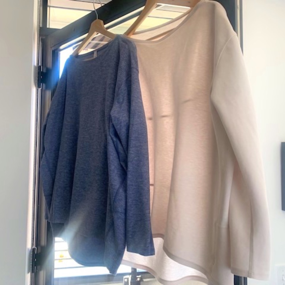 Lululemon Back in Action Shirt, Cream size 12